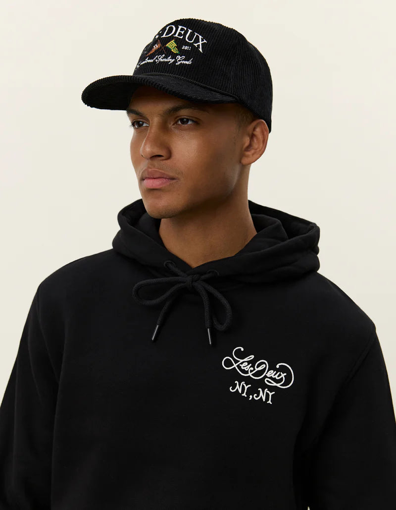 Black קפוצ'ון לגברים Orchard LES DEUX