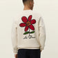 Antique White סווטשירט לגברים Flower LES DEUX