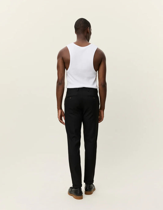 Antique White מכנסיים ארוכים לגברים Como Herringbone LES DEUX