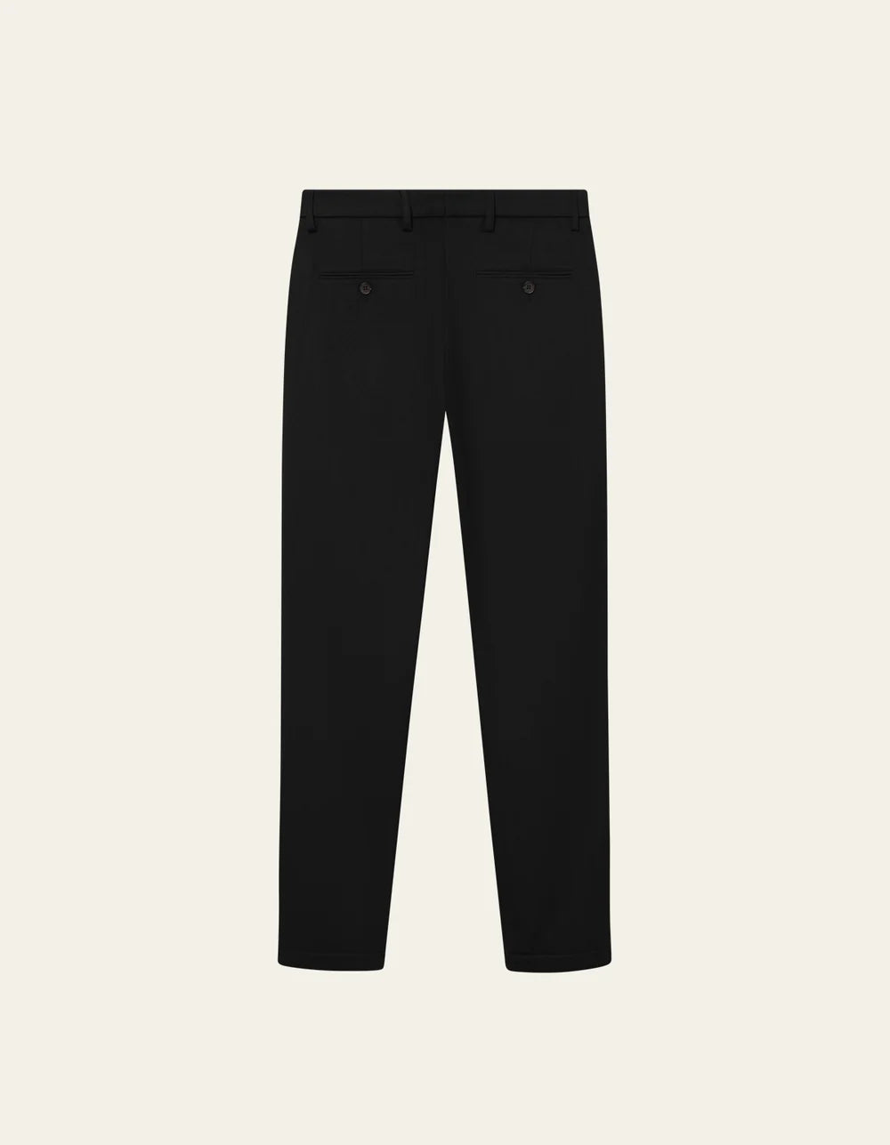 Black מכנסיים ארוכים לגברים Como Herringbone LES DEUX