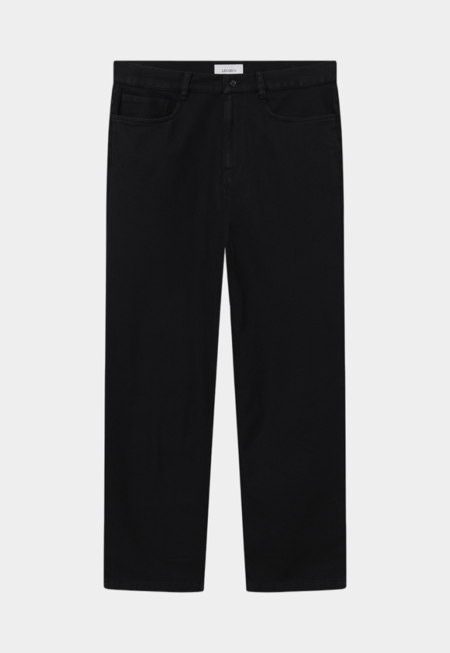 Black מכנסיים ארוכים לגברים Roi Structured LES DEUX