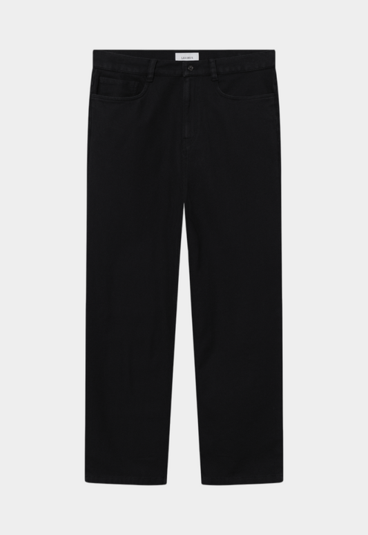 Black מכנסיים ארוכים לגברים Roi Structured LES DEUX