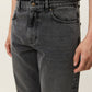 Dark Slate Gray ג'ינס ארוך לגברים Ryder Washed - Relaxed Fit LES DEUX