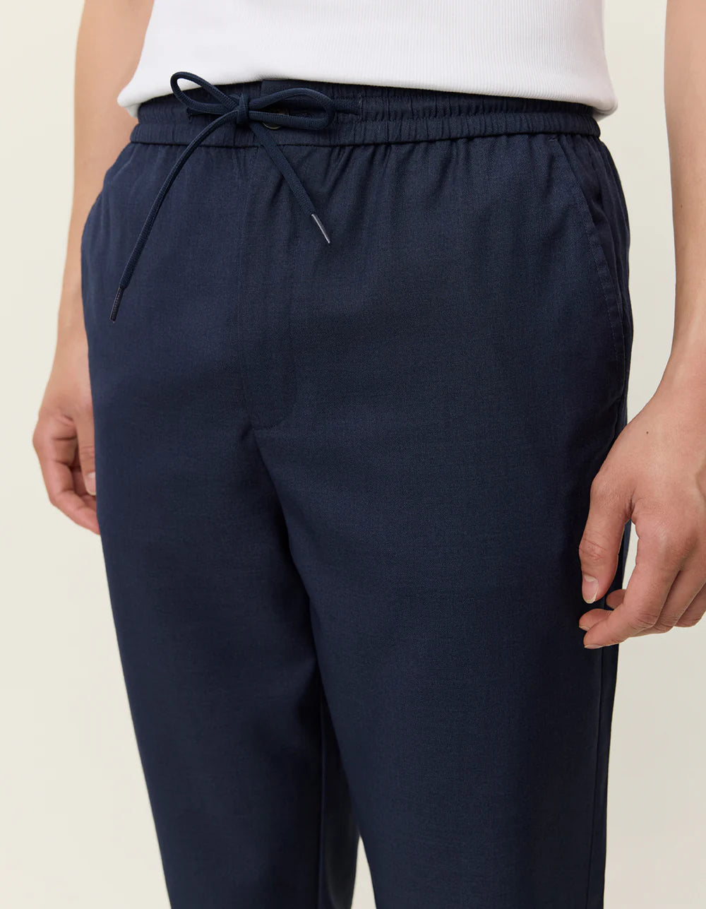 Dark Slate Gray מכנסיים ארוכים לגברים Como Tapered LES DEUX