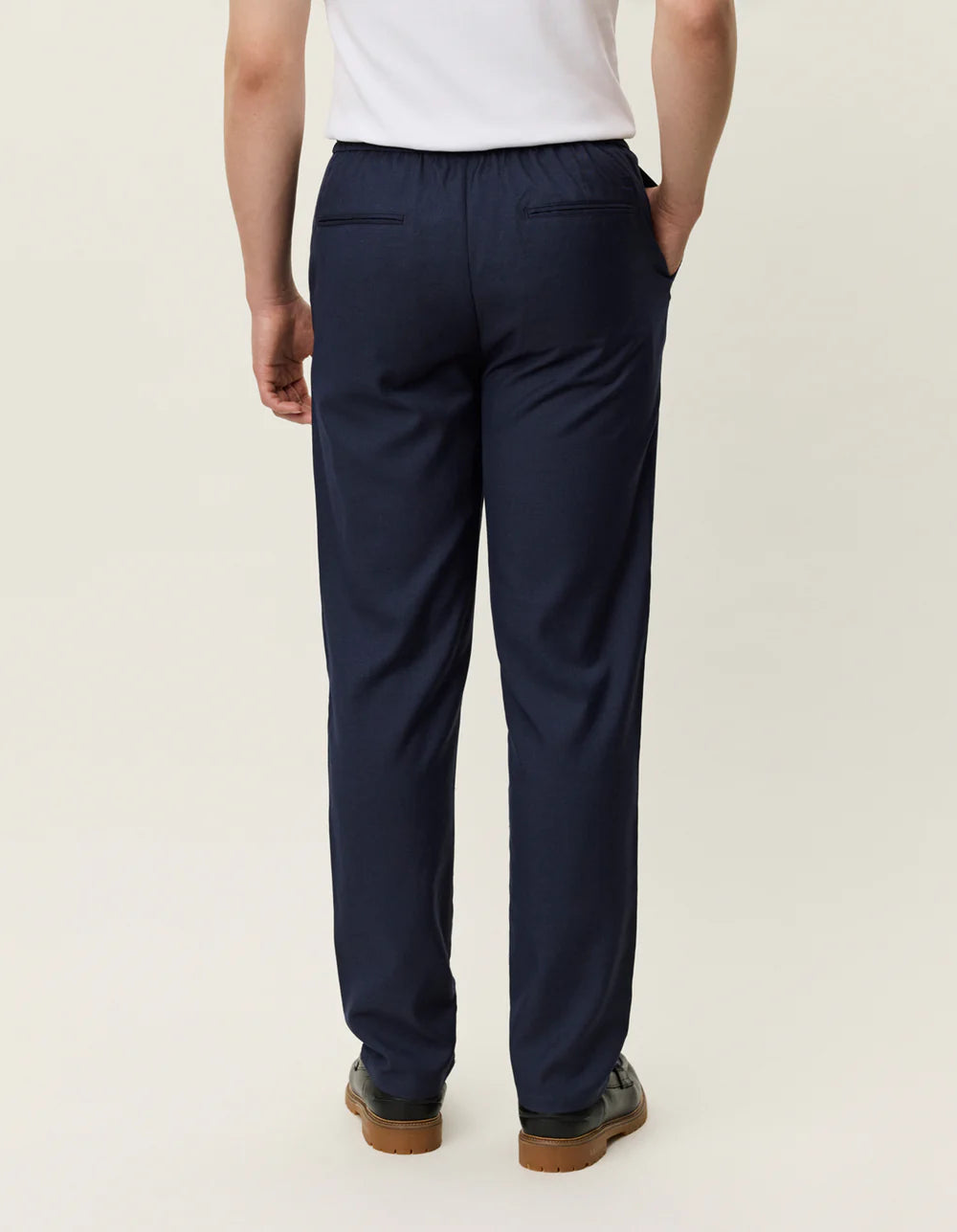 Black מכנסיים ארוכים לגברים Como Tapered LES DEUX