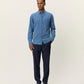 Light Gray חולצת מכופתרת ארוכה לגברים Kash Indigo LES DEUX