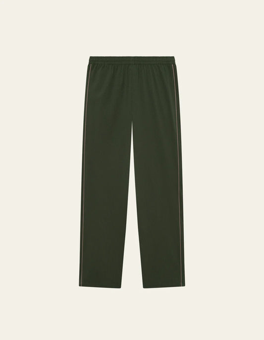 Dark Slate Gray מכנסיים ארוכים לגברים Hudson Seersucker LES DEUX