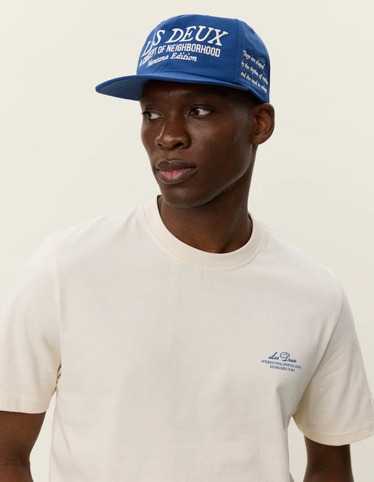 Antique White טי שירט קצרה לגברים Ben Globe LES DEUX