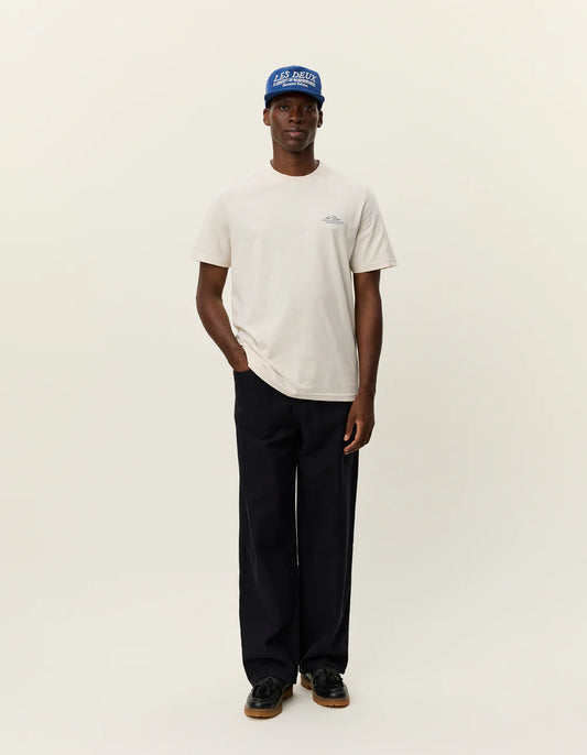 Antique White טי שירט קצרה לגברים Ben Globe LES DEUX