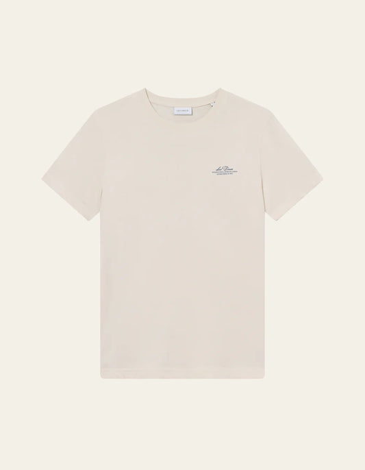 Light Gray טי שירט קצרה לגברים Ben Globe LES DEUX