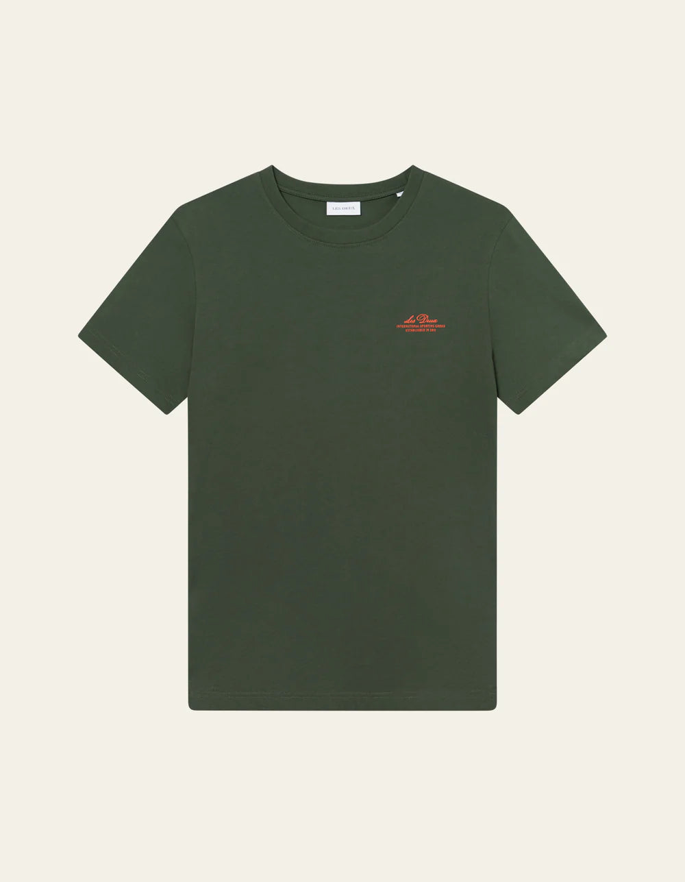 Dark Slate Gray טי שירט קצרה לגברים Ben Globe LES DEUX