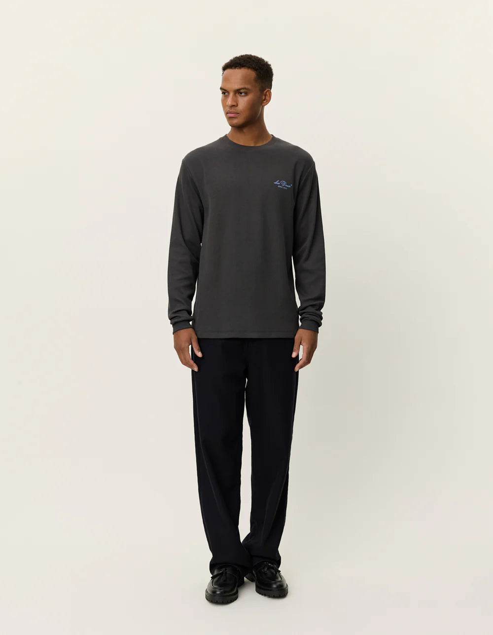 Antique White טי שירט ארוכה לגברים Brady Skyline LES DEUX