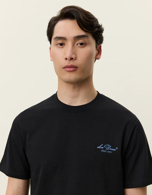 Antique White טי שירט קצרה לגברים Brady Skyline LES DEUX