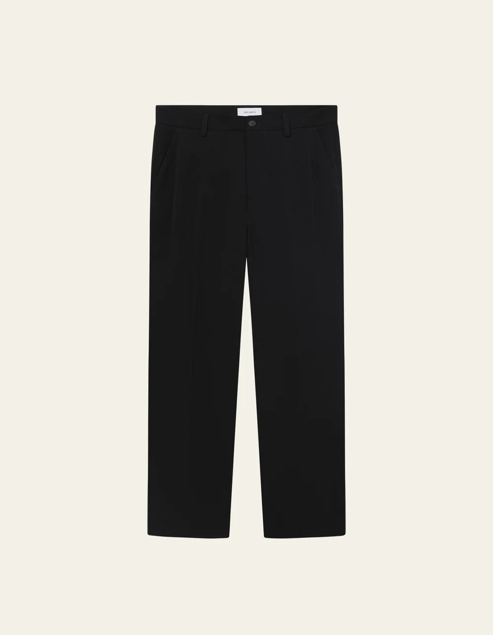 Black מכנסים מחויטים ארוכים לגברים Como LES DEUX