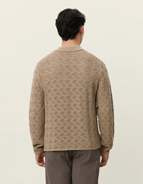 Antique White קרדיגן לגברים Eloi Knit LES DEUX