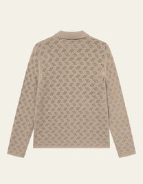 Rosy Brown קרדיגן לגברים Eloi Knit LES DEUX
