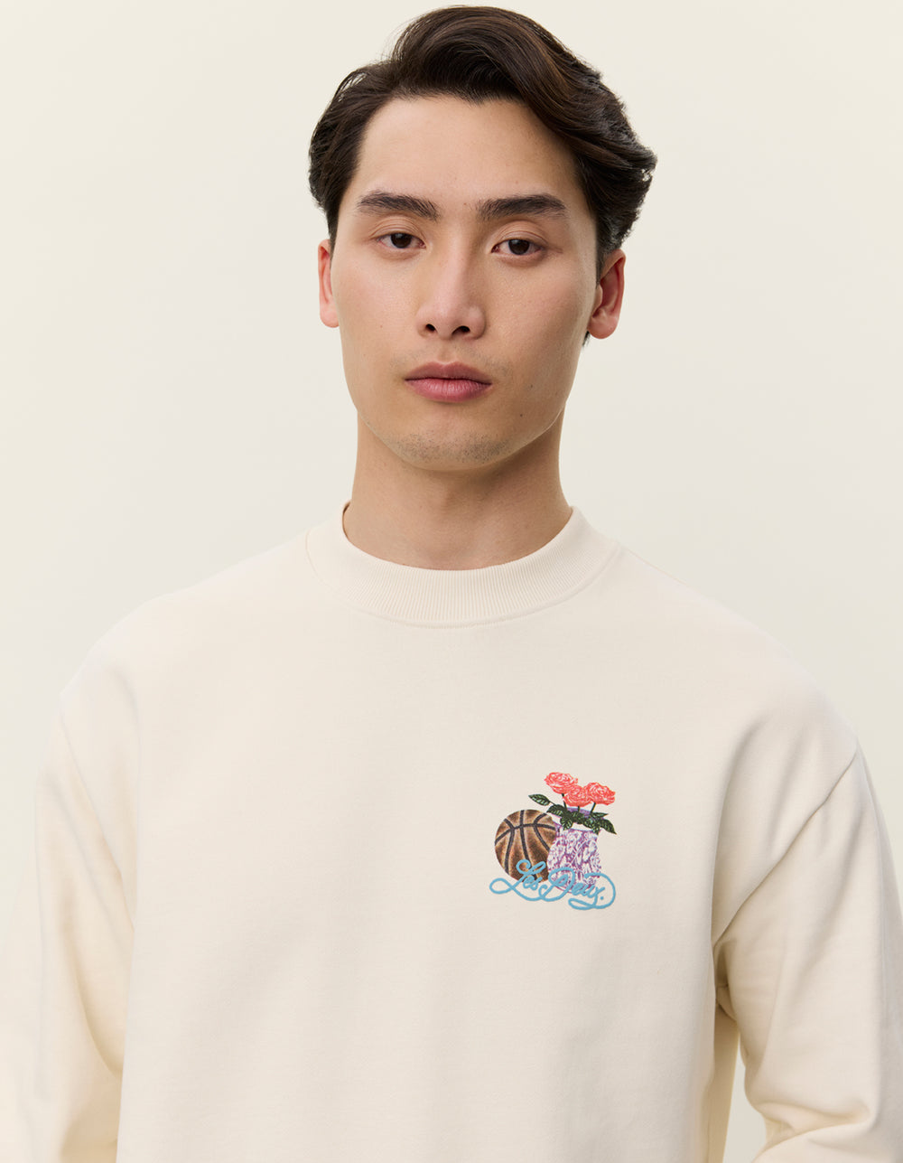 Antique White סווטשירט לגברים Cole Table LES DEUX