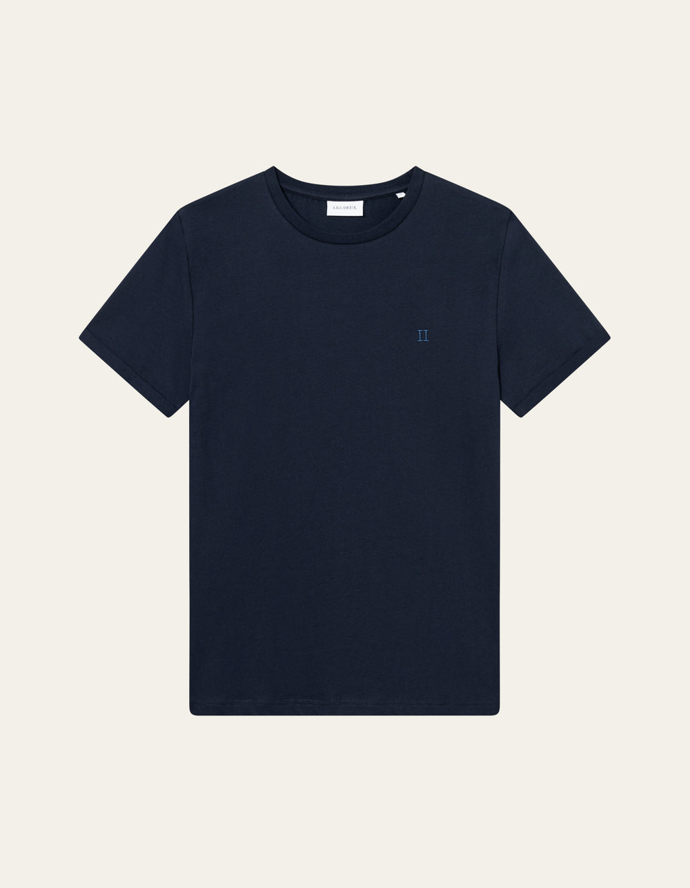 Dark Slate Gray טי שירט קצרה לגברים Norregaard Contrast LES DEUX