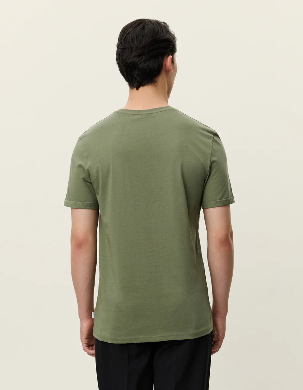 Antique White טי שירט קצרה לגברים Norregaard Contrast LES DEUX