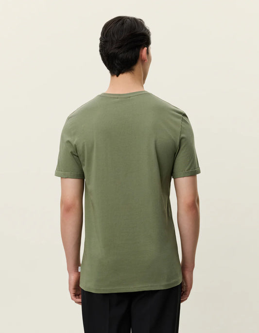 Antique White טי שירט קצרה לגברים Norregaard Contrast LES DEUX