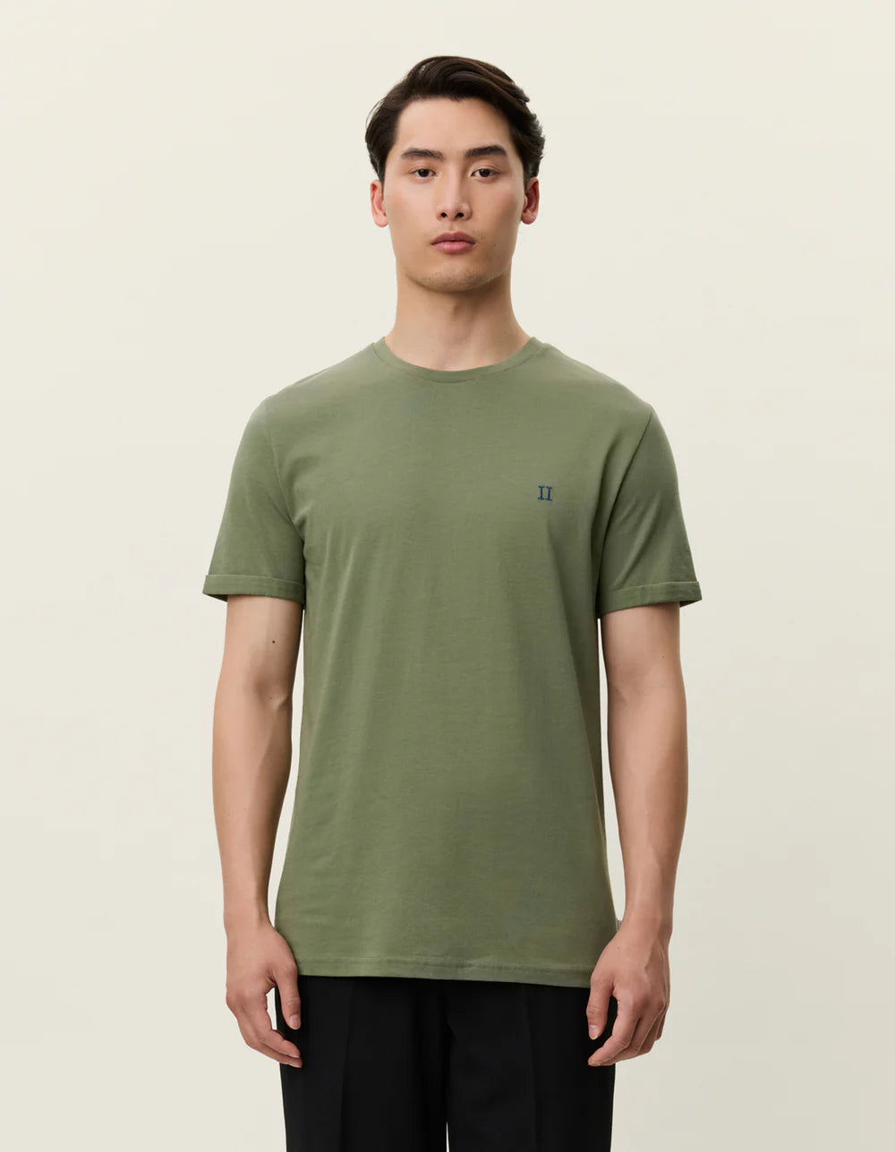 Antique White טי שירט קצרה לגברים Norregaard Contrast LES DEUX