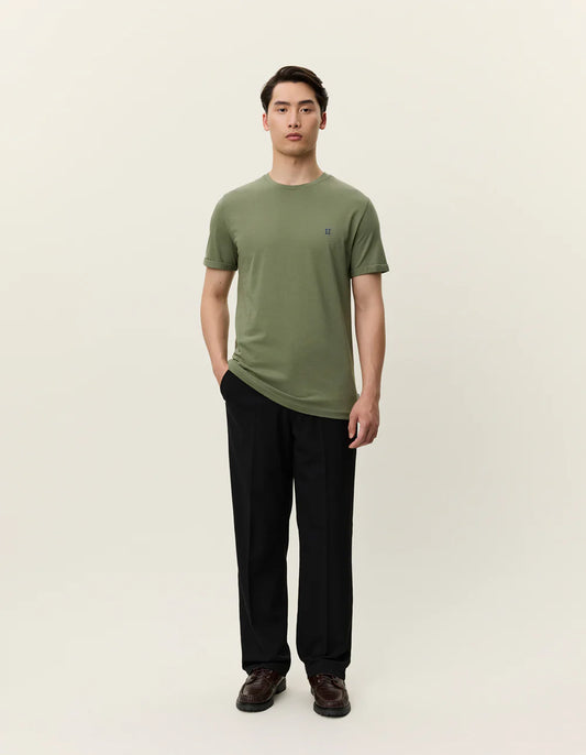 Antique White טי שירט קצרה לגברים Norregaard Contrast LES DEUX