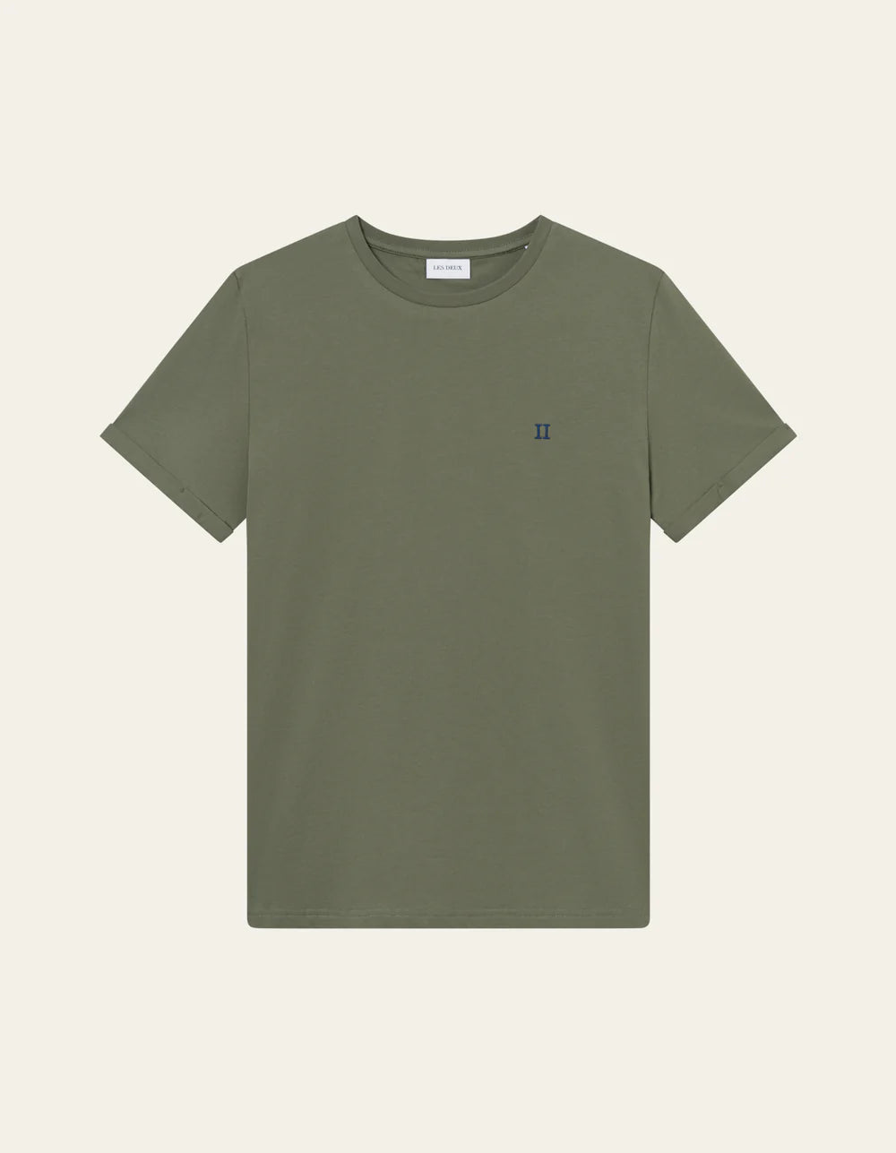 Dim Gray טי שירט קצרה לגברים Norregaard Contrast LES DEUX