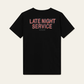 White Smoke טי שירט קצרה לגברים Late Night Service LES DEUX