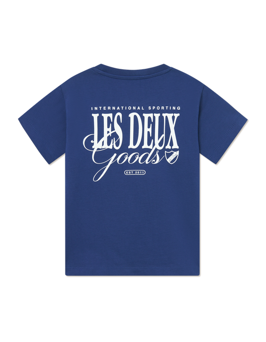 Dark Slate Blue טי שירט קצרה לגברים Goods LES DEUX