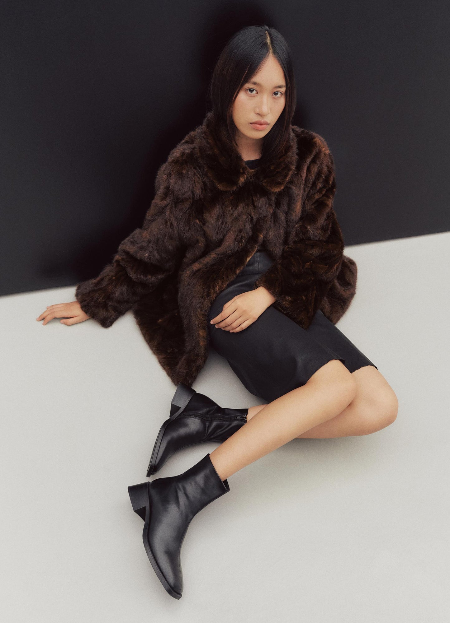 Dark Slate Gray מגפיים לנשים Vagabond Blanca VAGABOND