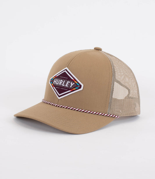 Antique White כובע מצחיה רשת לגברים Velocity HURLEY