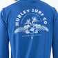 Dark Slate Blue טי שירט ארוכה לגברים Hybrid HURLEY