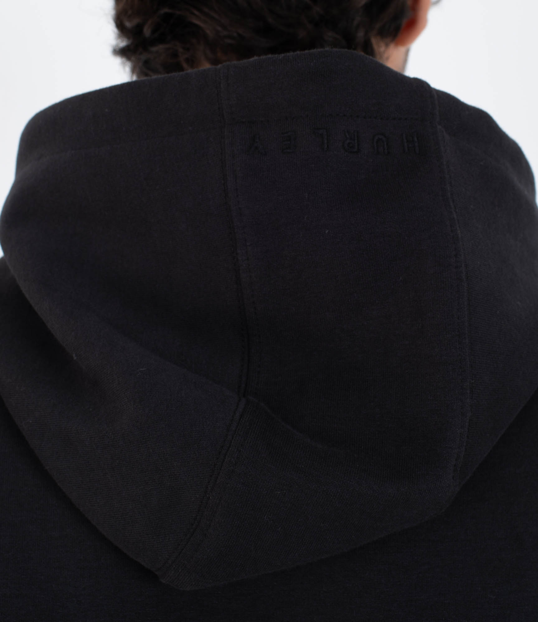 Black קפוצ'ון לגברים Low Tide HURLEY