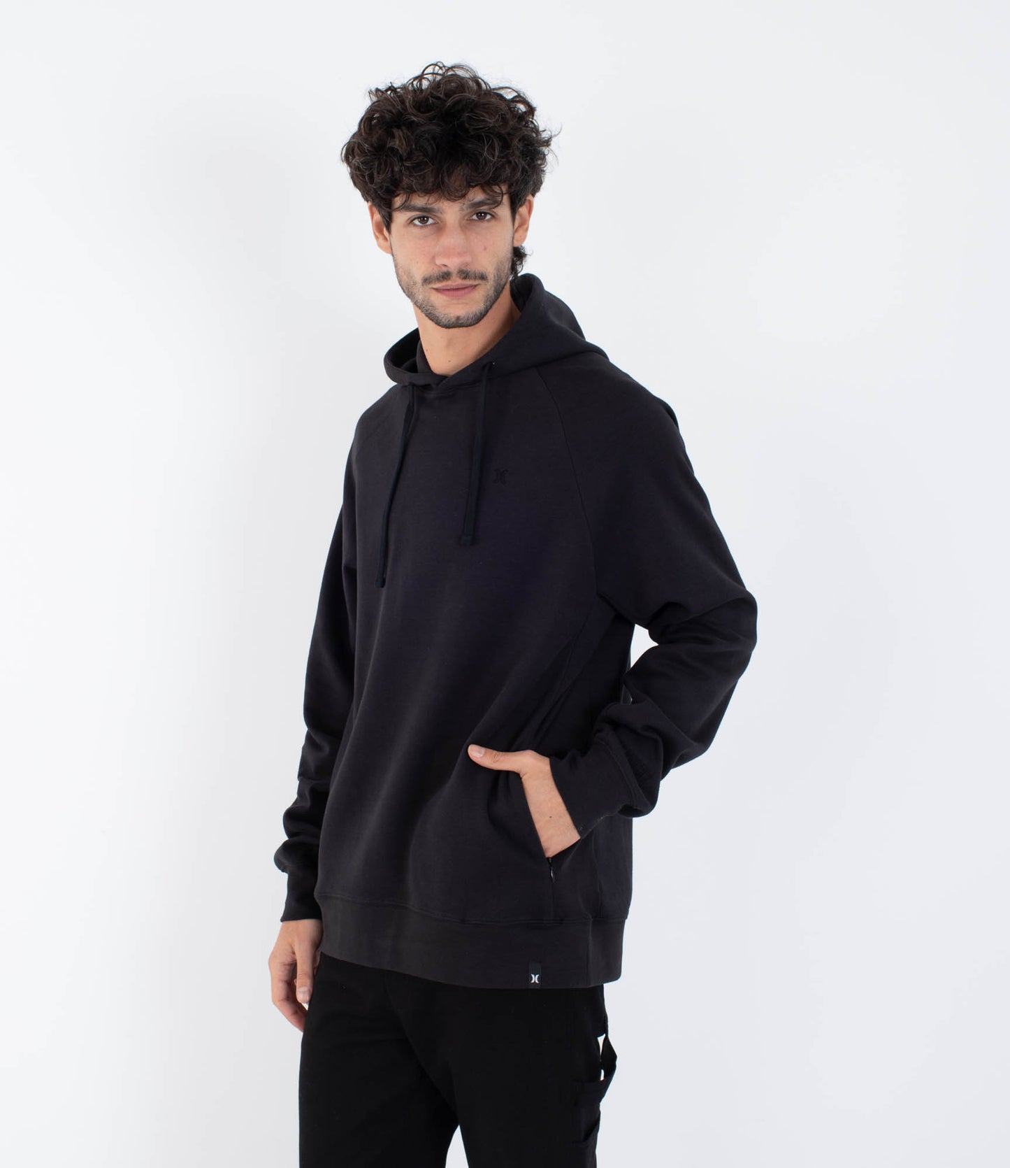 Black קפוצ'ון לגברים Low Tide HURLEY