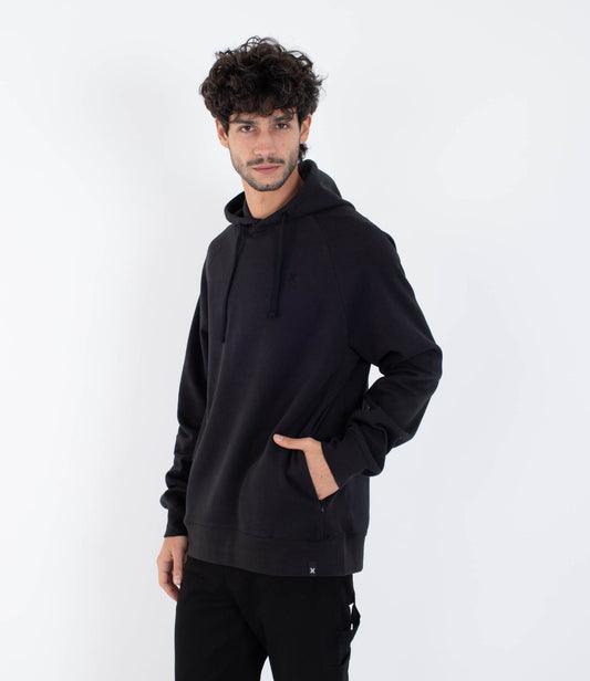 Black קפוצ'ון לגברים Low Tide HURLEY