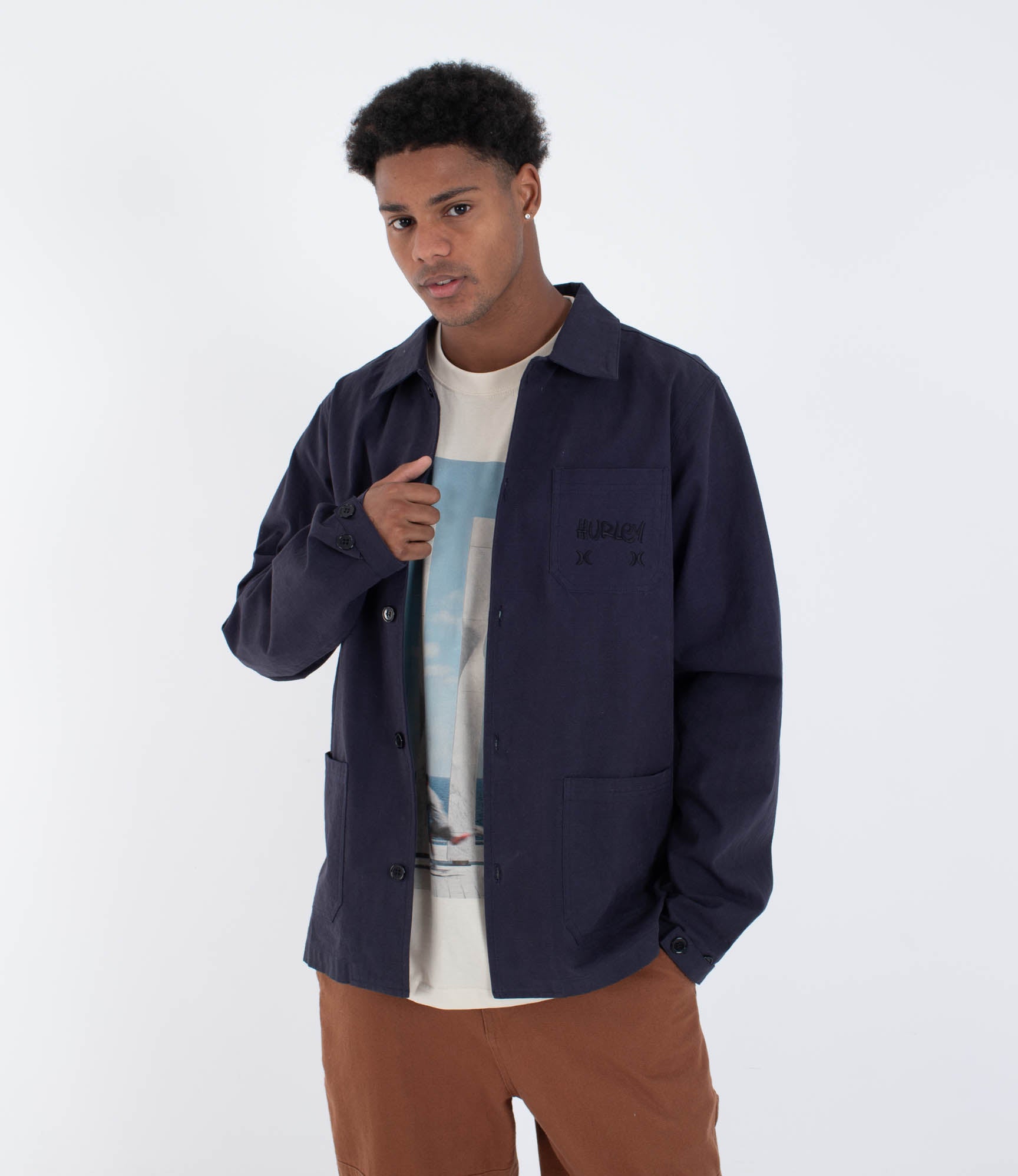 Dark Slate Gray ג'קט לגברים Upper HURLEY