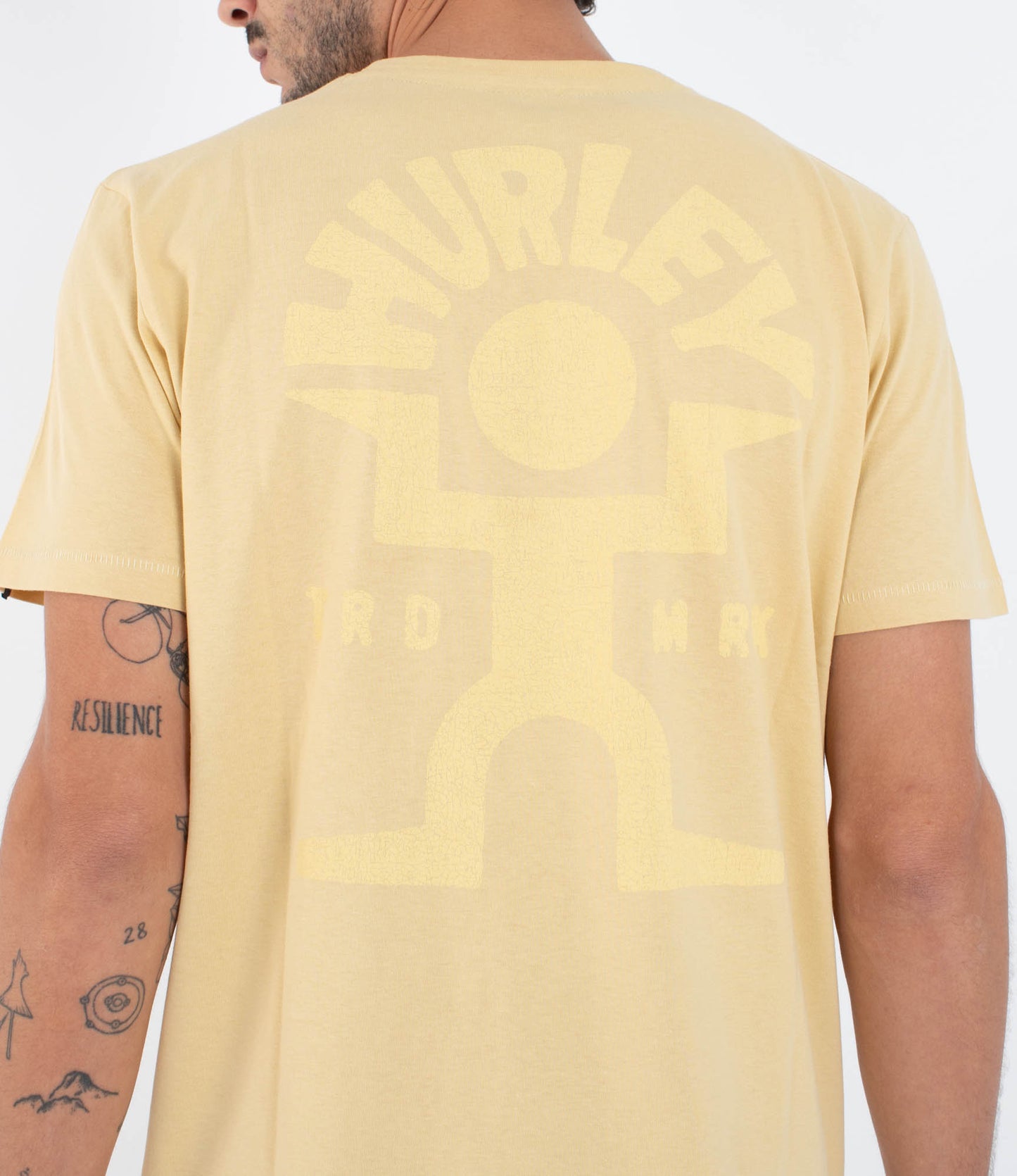 Wheat טי שירט קצרה לגברים Dancer HURLEY