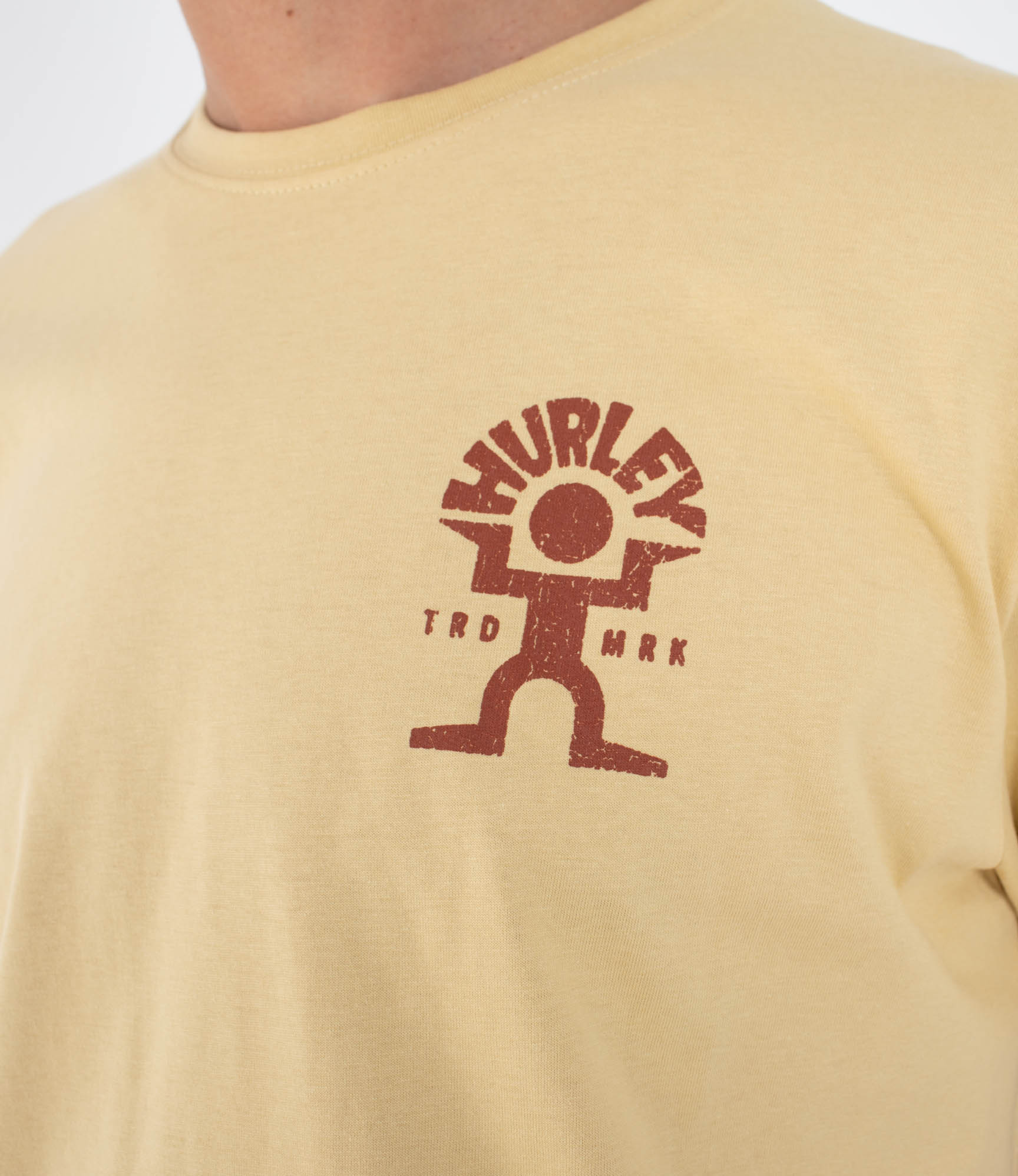 Tan טי שירט קצרה לגברים Dancer HURLEY