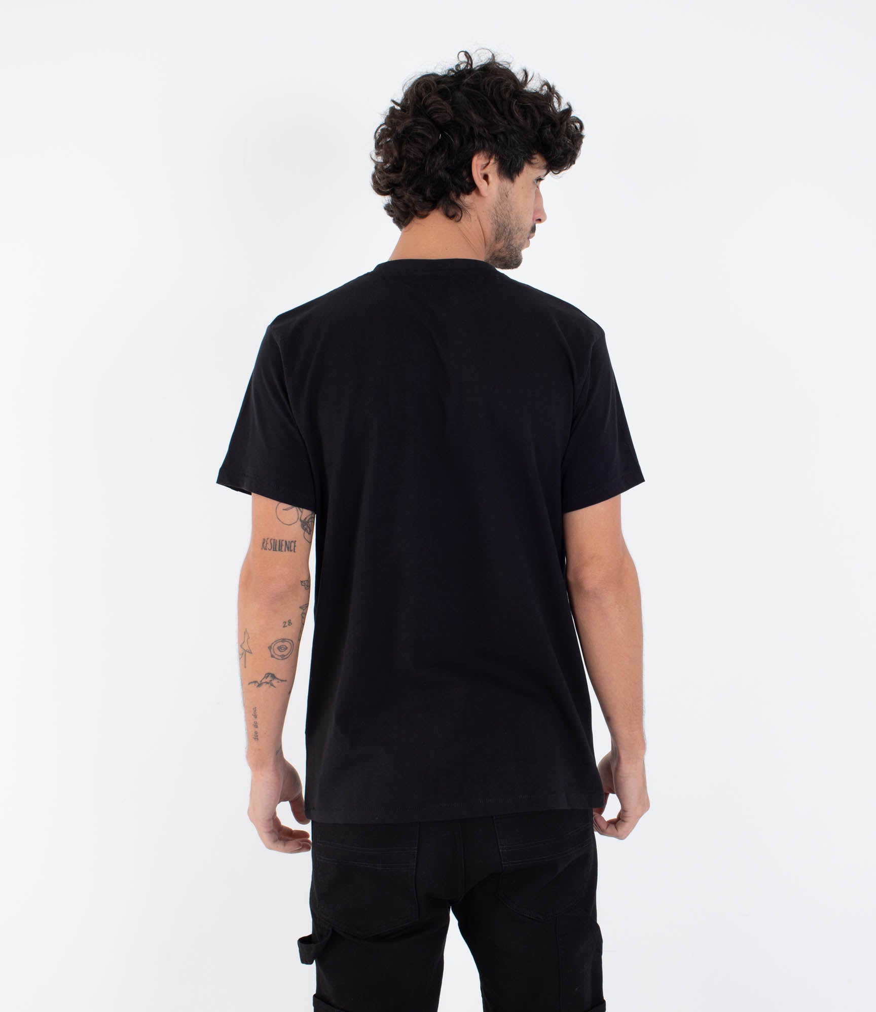 White Smoke טי שירט קצרה לגברים Heart HURLEY