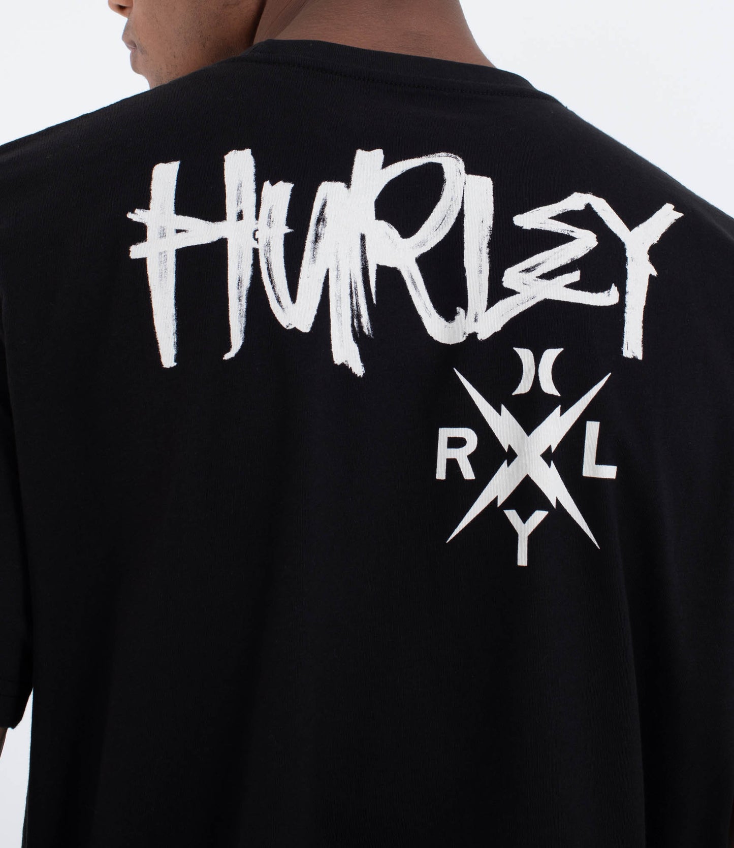 Lavender טי שירט קצרה לגברים X HURLEY