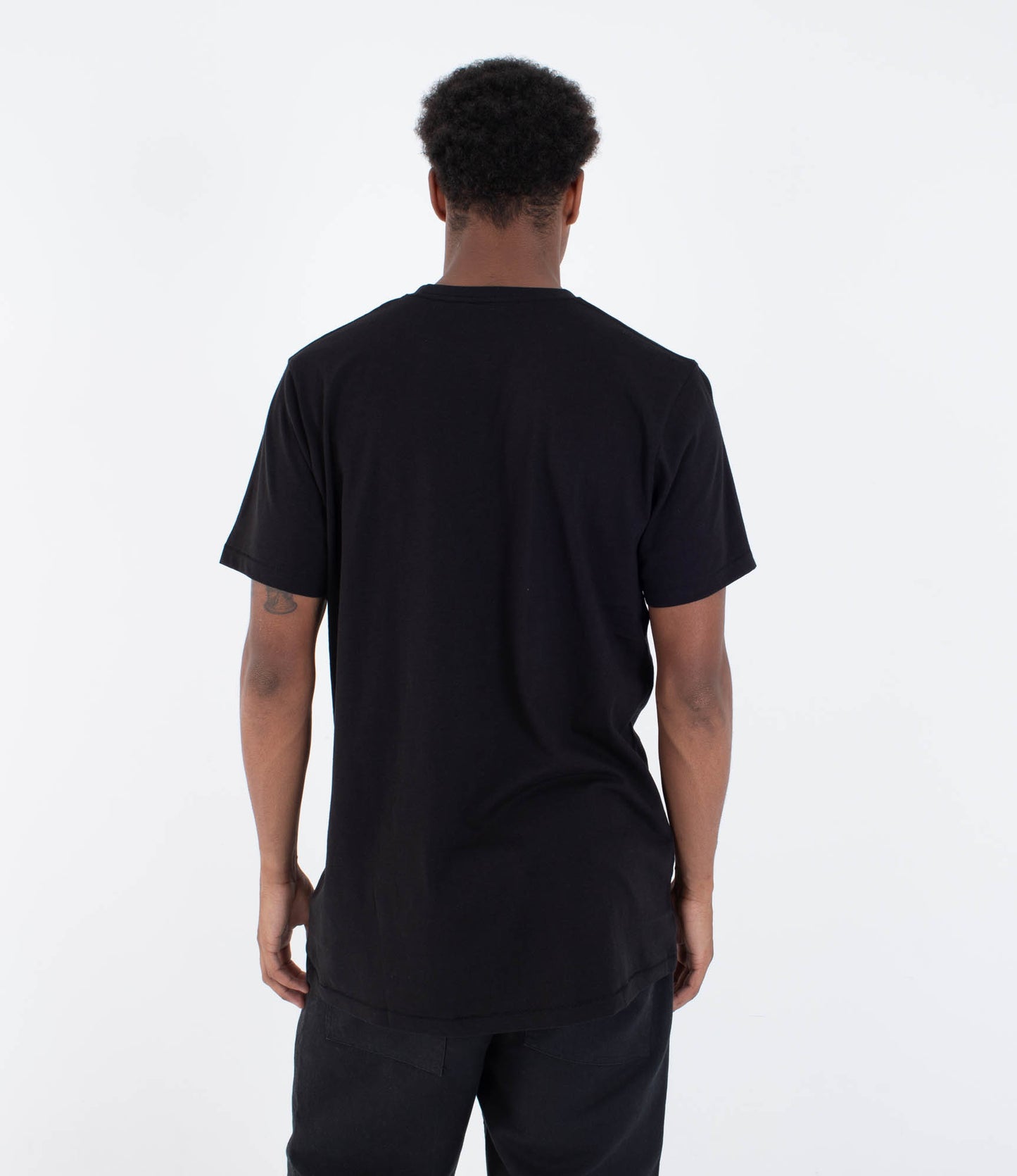 White Smoke טי שירט קצרה לגברים Low Tide HURLEY