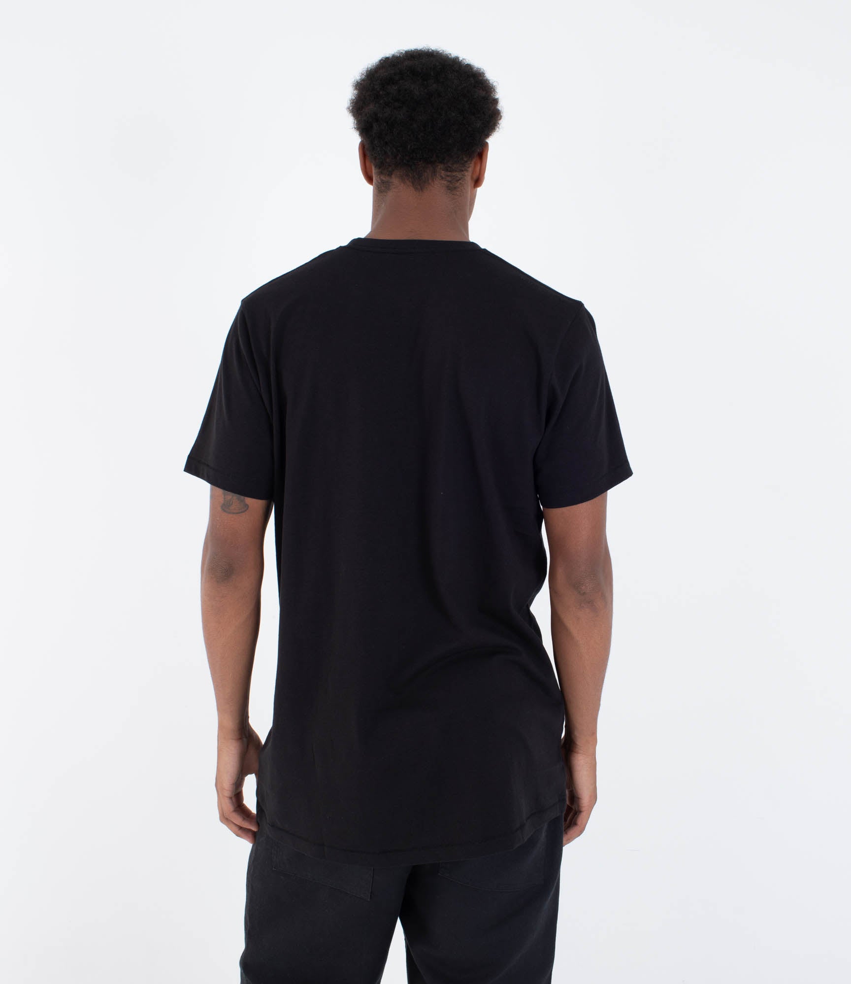 White Smoke טי שירט קצרה לגברים Low Tide HURLEY