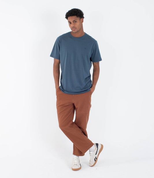 White Smoke טי שירט קצרה לגברים Low Tide HURLEY