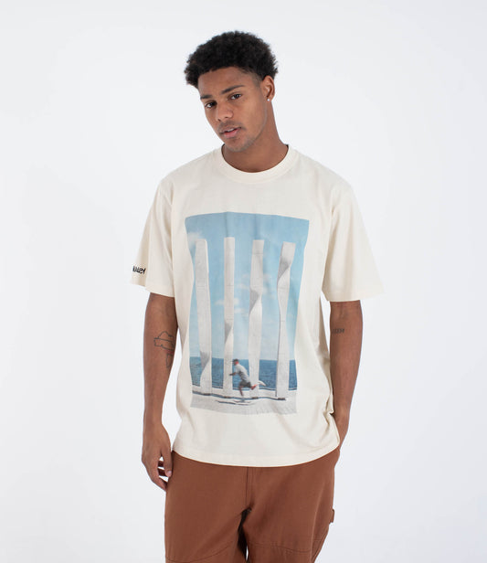 Lavender טי שירט קצרה לגברים Bcnk HURLEY