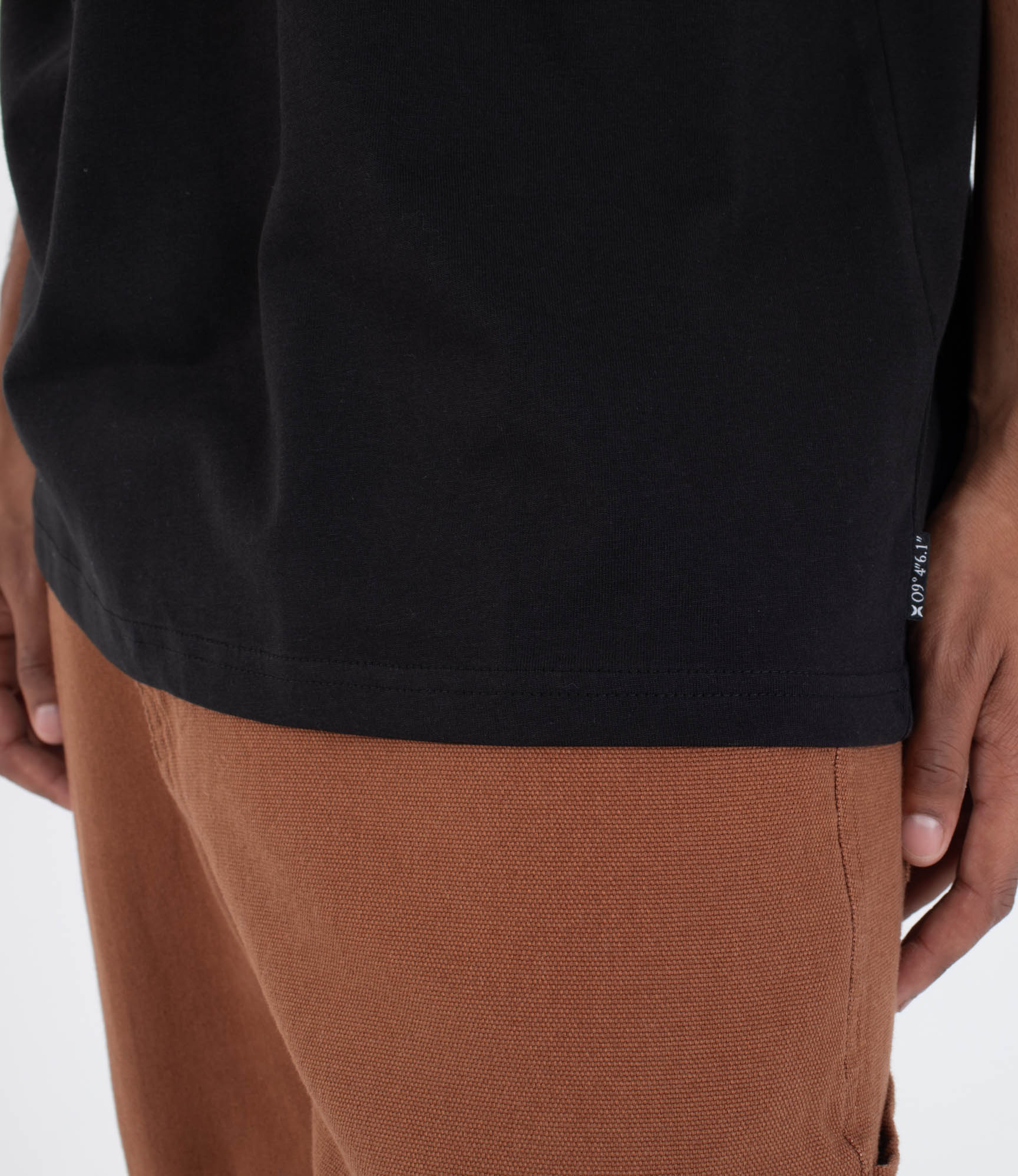 Rosy Brown טי שירט קצרה לגברים Nazare HURLEY