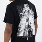 Black טי שירט קצרה לגברים Nazare HURLEY