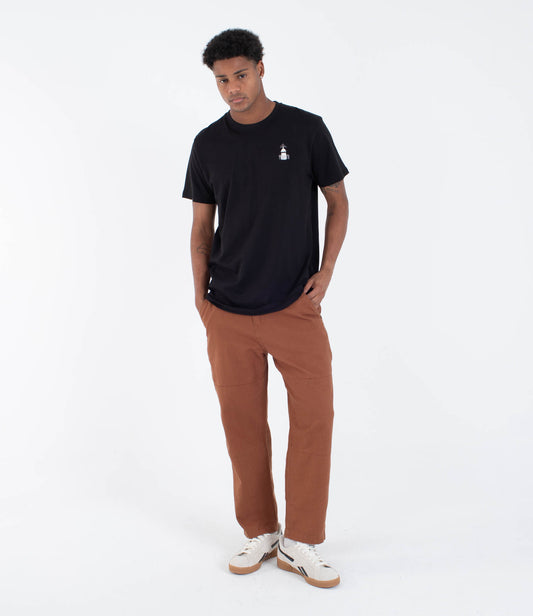 White Smoke טי שירט קצרה לגברים Nazare HURLEY