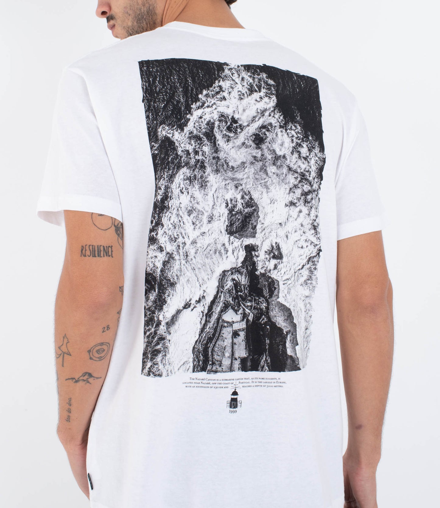 Lavender טי שירט קצרה לגברים Nazare HURLEY