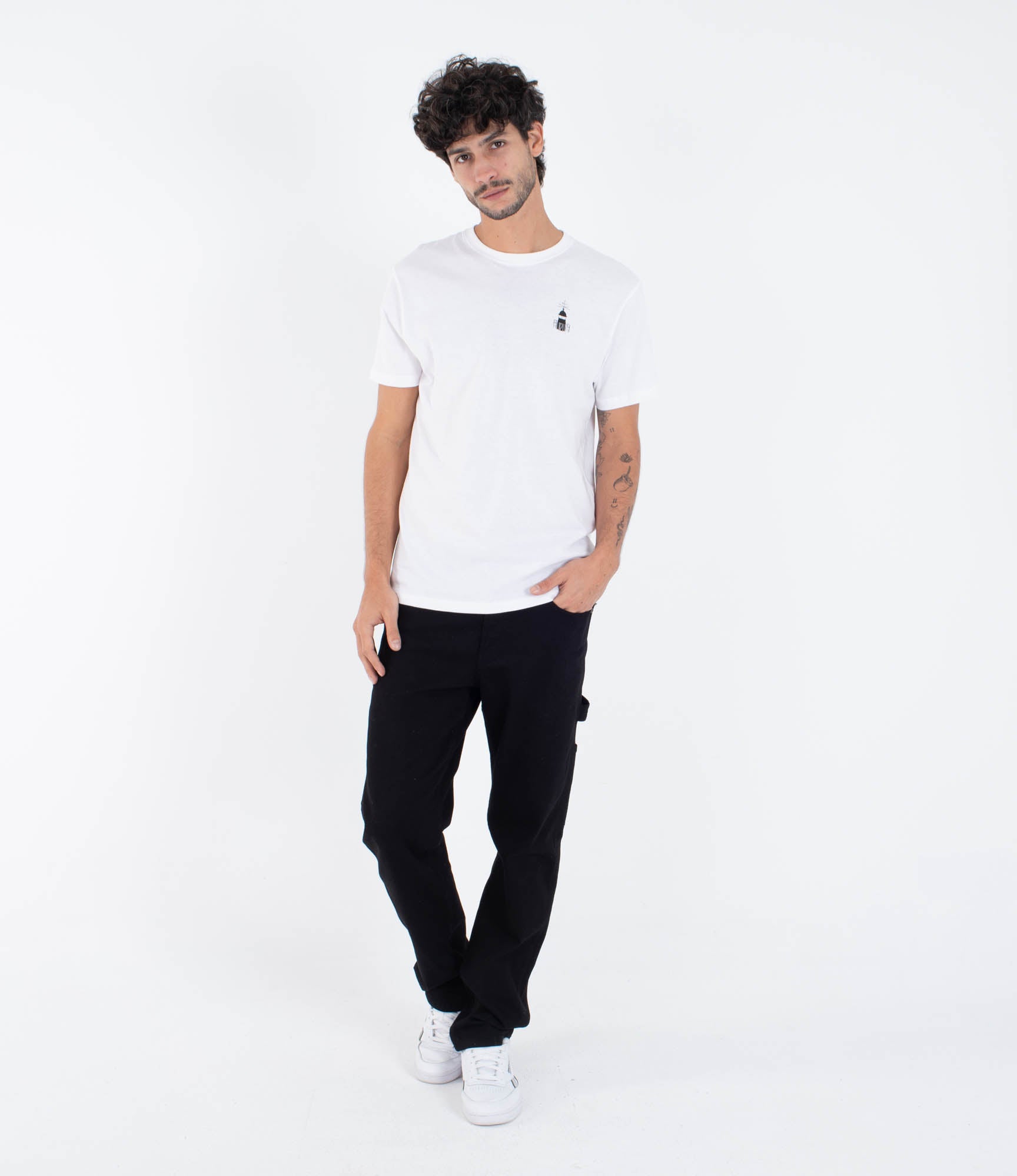 White Smoke טי שירט קצרה לגברים Nazare HURLEY