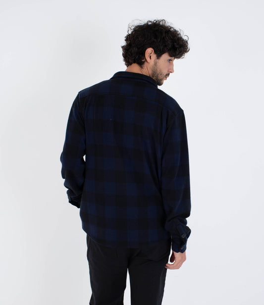 Lavender חולצה מכופתרת ארוכה לגברים Axe HURLEY